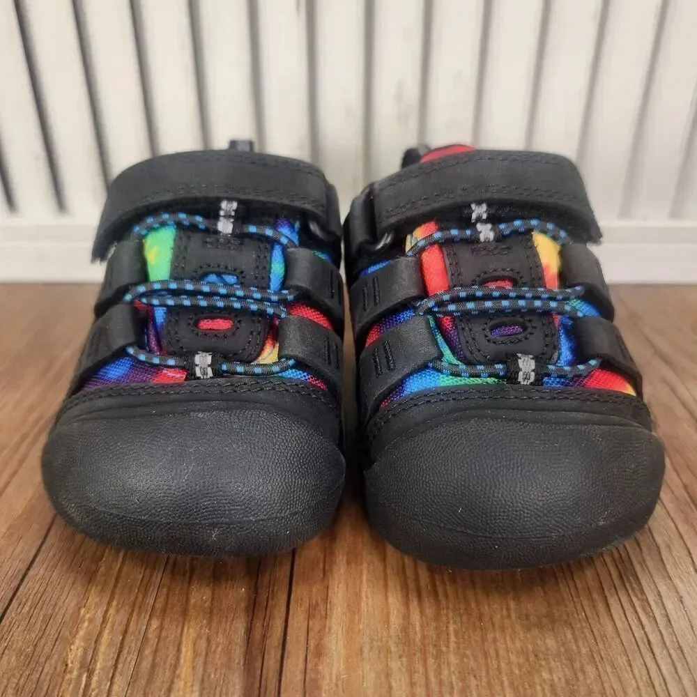 Keen Newport Toddler Sz 5 Black Original Tie Dye Outdoors Water Trail Hike Shoes